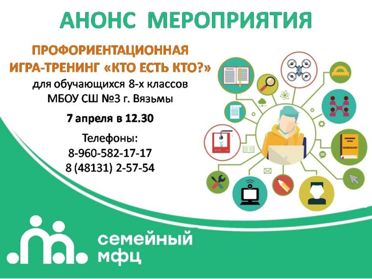 Профориентационная игра-тренинг «Кто есть кто?».